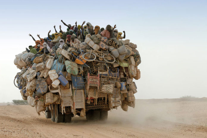 Camion migrants