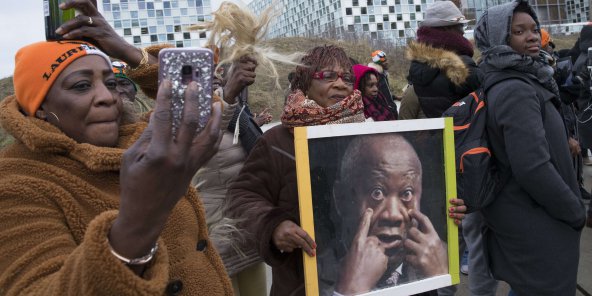 Des partisans de Gbagbo le 15 janvier 2019