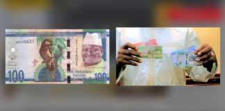 En Gambie, Yahya Jammeh effacé des nouveaux billets de banque
