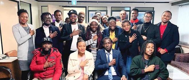 Coree etudiants africains