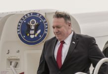 Le secrétaire d’État américain, Mike Pompeo, est arrivé à Dakar