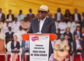 Le Parc éolien de Taïba Ndiaye inauguré par le président Macky Sall – Vidéo