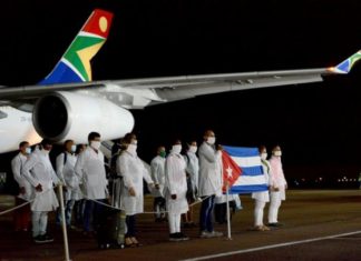 Covid-19 : plus de 200 médecins cubains en Afrique du Sud