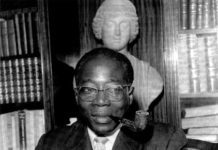 VIDÉO – Interview du président Léopold Senghor en avril 1966, en compagnie de Colette et de Philippe Maguilén enfant