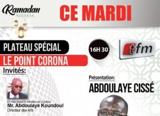 Ousseynou Nar Gueye de Tract.sn dans le débat « Le Point Corona » de TFM, ce mardi, sur les Arts et la Culture