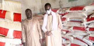 Covid-19 : Ibrahima Sall apporte un important soutien aux populations de Darou Mouhty et environs