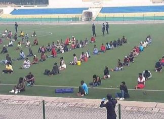Coronavirus : au Rwanda, la « punition » pour non respect des gestes barrières se joue au stade