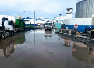 Images du jour: Port autonome de Dakar sous « eaux pluviales »