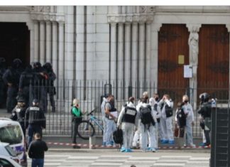 Ce jeudi, attentat anti-chrétiens à Nice (France) : l’islamiste « Brahim » tue trois personnes, dont une décapitée et une égorgée
