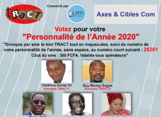 Elisez par sms la « Personnalité de l’Année 2020 », votes ouverts jusqu’au 15 janvier