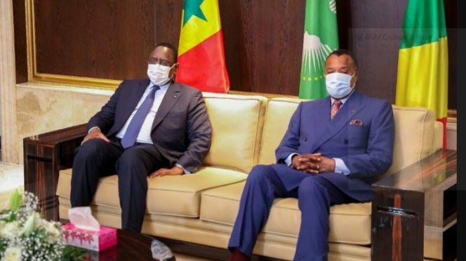 Congo-Cérémonie-d’investiture-de-Denis-Sassou-Nguesso-Macky-Sall-à-Brazzaville