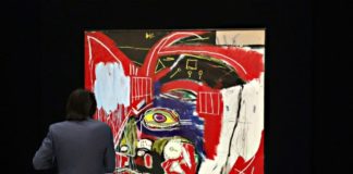 Un tableau du peintre haïtien new-yorkais Jean-Michel Basquiat, mort à 28 ans en 1988, atteint 93,1 millions de dollars