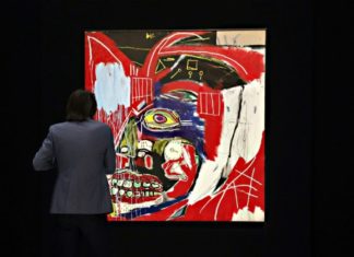Un tableau du peintre haïtien new-yorkais Jean-Michel Basquiat, mort à 28 ans en 1988, atteint 93,1 millions de dollars
