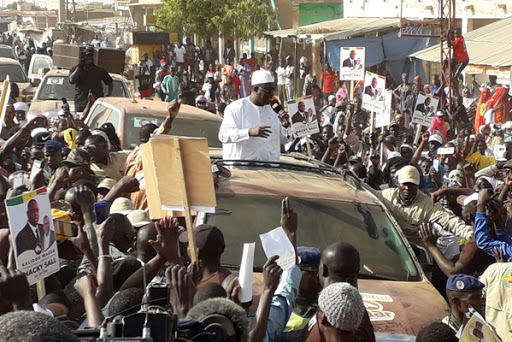 Macky Sall arrive à Matam