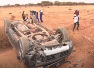 ACCIDENT LORS DE LA TOURNÉE ÉCONOMIQUE DE MACKY SALL DANS LE NORD : Mbaye Pekh et Modou Bara Dolly ont échappé à la mort