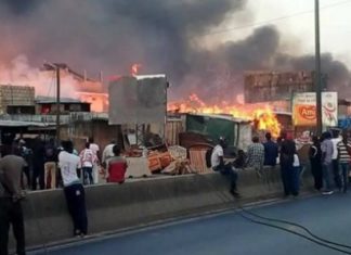 Incendie au «Pakk lambaye» de Pikine : 30 millions de perte