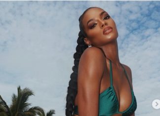 La fille très sexy du chanteur Koffi Olomidé en vacances à l’île de Ngor