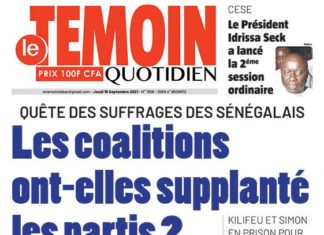 Dans le quotidien Le Témoin ce jeudi : Elton fâché avec l’État…