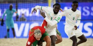 Tournoi intercontinental de Dubaï : les Lions du beach soccer s’ensablent à la 3e place