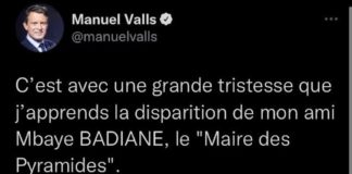 L’ex PM français Valls rend hommage au « Dinosaure » de sa ville, Mbaye Badiane, mort à 78 ans