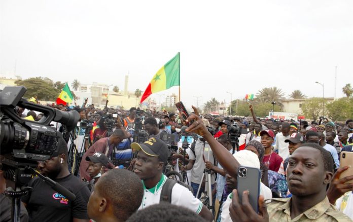 manifestation-politique à DAKAR