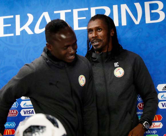 Sadio Mané et Aliou Cissé