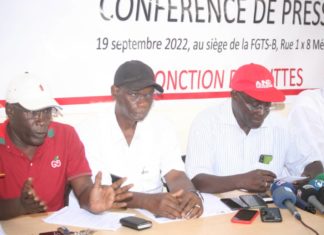 Santé: l’Istcts et Asas/And Gueusseum, ensemble pour une grève nationale