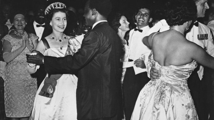 Elisabeth II et Kwame Krumah
