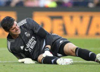 CLASSICO REAL-BARCA: Courtois incertain