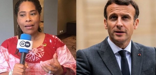 Nathalie Yamb et Macron