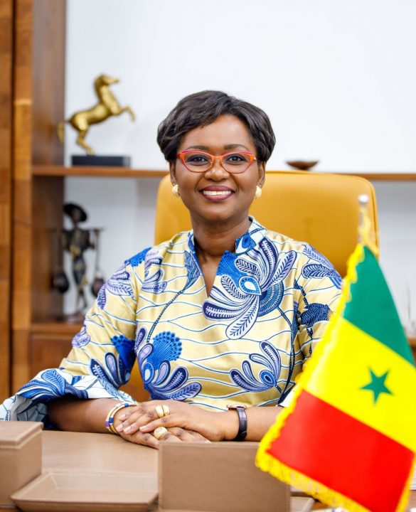 Oulimata SArr dans son bureau