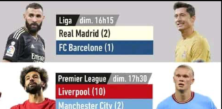 WEEK-END DE FOOT: La ‘fiesta foot’ en Premier League, Liga et Ligue 1, aujourd’hui, en début d’après-midi.