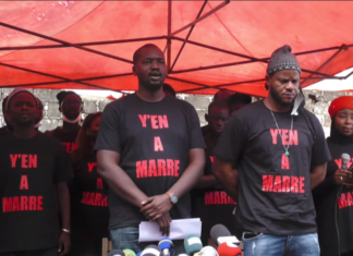 «Bu Ko Sax Jéem»: Y en a marre «affiche» contre le 3e mandat