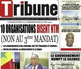 TITROLOGIE des quotidiens sénégalais de ce vendredi 28 octobre 2022