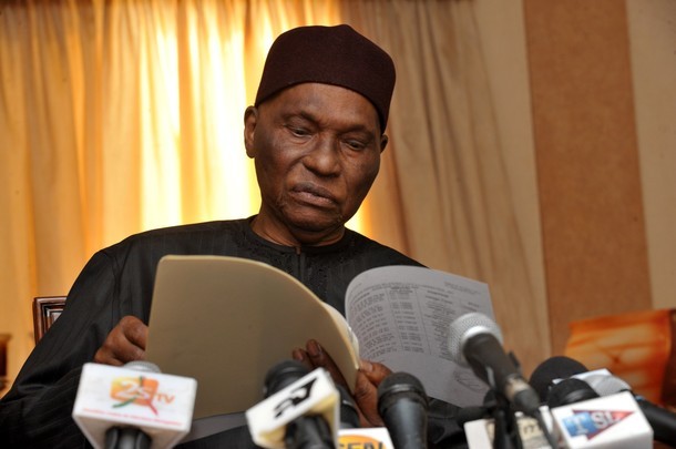Former Senegalese President Abdoulaye Wa