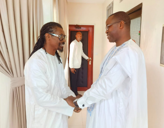 Aliou Cissé et Yankhoba Diattara