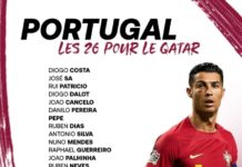 COUPE DU MONDE 2022: Le Portugal publie sa liste des joueurs convoqués