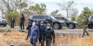ACCIDENT TRAGIQUE DE KAFFRINE : Le chef de l’État s’est rendu sur les lieux du drame