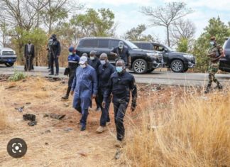 ACCIDENT TRAGIQUE DE KAFFRINE : Le chef de l’État s’est rendu sur les lieux du drame