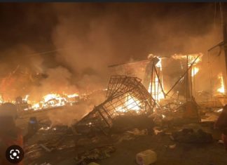 SOCIÉTÉ : Le marché OCASS de Touba ravagé par un violent incendie
