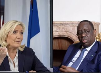 POLITIQUE : Marine le Pen reçue en catimini par Macky Sall
