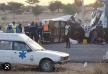 ACCIDENT DE SAKAL : Les internautes scandalisés par l’état de l’ambulance qui transportait les victimes