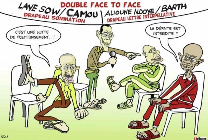 Caric'actu - double face to face