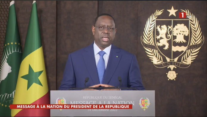Macky Sall -Message 31 décembre 2022