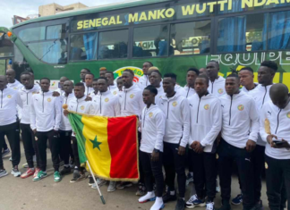 CHAN 2023 : Le drapeau national remis aux Lions locaux