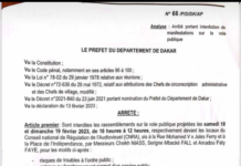 MEDIA-MANIFESTATION : Le préfet de Dakar dit niet au Groupe Walfadjri