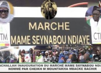 TOUBA : Le marché Domaine porte désormais le nom de « Mame Seynabou Ndiaye ». Kookou moy kan ?