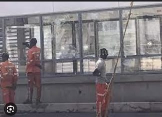 MANIFESTATIONS À DAKAR : La station de Liberté 6 et les chantiers du BRT saccagés