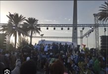 RASSEMBLEMENT DU F24 : Khalifa Sall hué par les manifestants, Diéthié Fall son « superman »