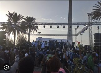 RASSEMBLEMENT DU F24 : Khalifa Sall hué par les manifestants, Diéthié Fall son « superman »